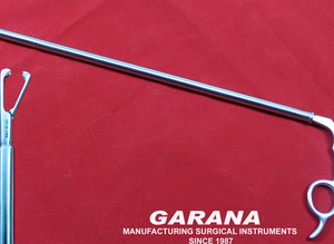 Claw Grasper 2x3 Teeth Single Action Non Insulated Shaft Size 33CM - 10MM