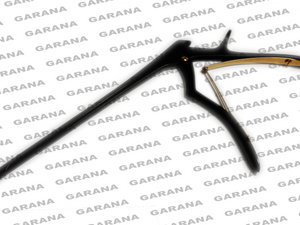 Kerrison Rongeurs Bite Size 3MM 45 Degree Up Bite 8" Shaft, Black Titanium Coating
