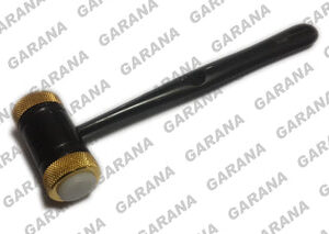 Mead Mallet 7.5" Black two Replaceable Nylon Caps