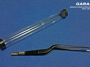 Bayonet European Bipolar Forceps 20 Cm Tip Size 2mm Wide NON STICK Plastic & Reconstructive Bipolar Forceps