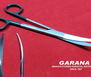 Mayo Stille Dissecting Scissor Curved 6.75" Black Rings