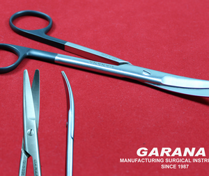 Mayo Stille Dissecting Scissor Curved 6.25" Black Rings