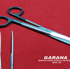 Mayo Stille Dissecting Scissor Straight 5.5" Black Rings