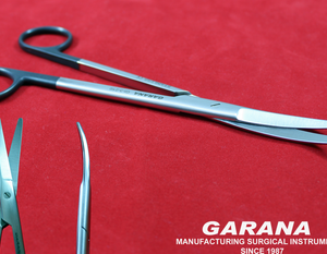 Mayo Dissecting Scissor Curved 8" Black Rings