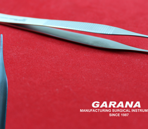 Hudson Dressing Forceps Serrated 4.75"