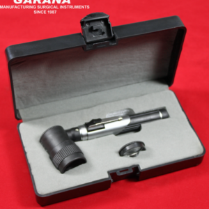 Dermatoscope Silver Black Plastic Body AA Size Batteries