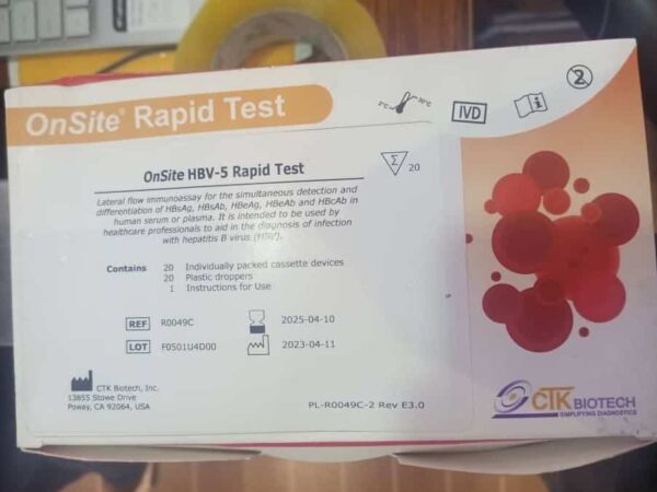 OnSite HBV-5 Rapid Test