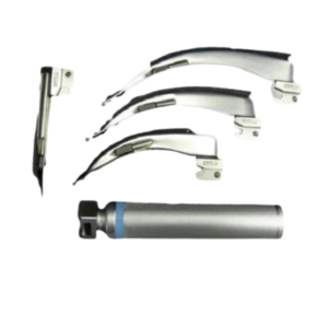 Laryngoscope Set ? Universal 4 Blades (+2 Bulbs)