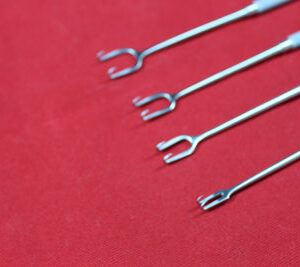 Joseph Skin Hook Set of 4 Pieces Double Sharp Prong
