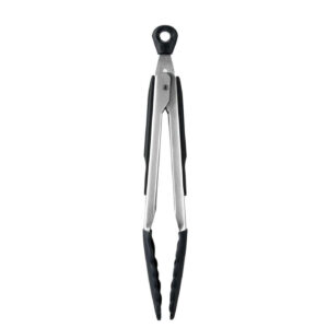 9 Inch Tongs with Silicone Heads