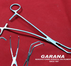 DeBakey-Satinsky Atraumatic Tangential Clamp 9" - Cardio Vascular