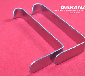 Parker Mott Retractor 15cm Double Ended, Set of 2 Blade 1" x 2.5" Deep (2.5cm x 6.4cm)