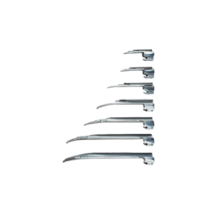 Laryngoscope blades miller (sizes 00, 0, 1, 2, 3, 4 & 5)