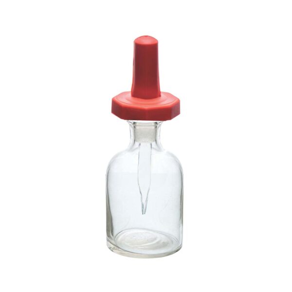 Pipette Dropping Bottle, Clear Glass