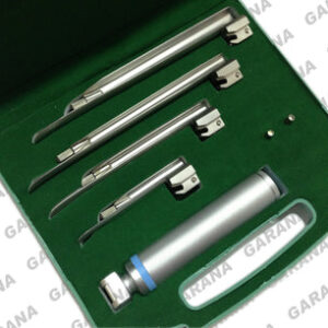 Laryngoscope Set Miller 4 Blades & 1 Handle in Plastic Box