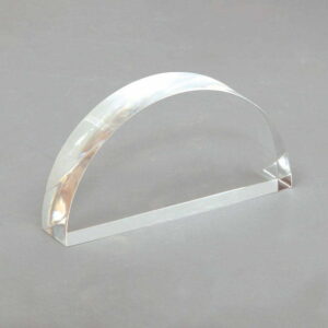 Block, Glass, Semi-Circular