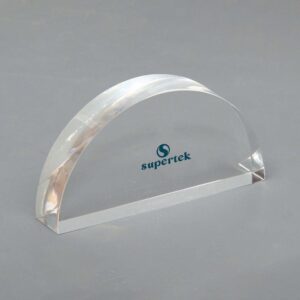 Block Acrylic, Semi-Circular