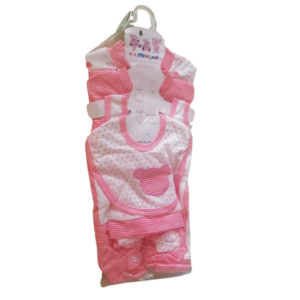 Baby set dresses of 8 pieces ( pink)