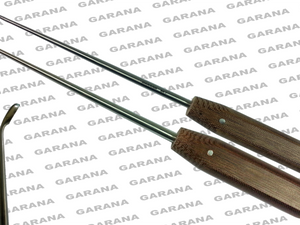 Halle Bone Curette Fiber Handle Backward Angled 6x9 MM BA 1 Orthopedic Surgical Instruments