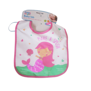 Baby bib/burp cloth, First steps ? 100% cotton