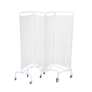 Bedscreen 4 Fold with PVC curtain
