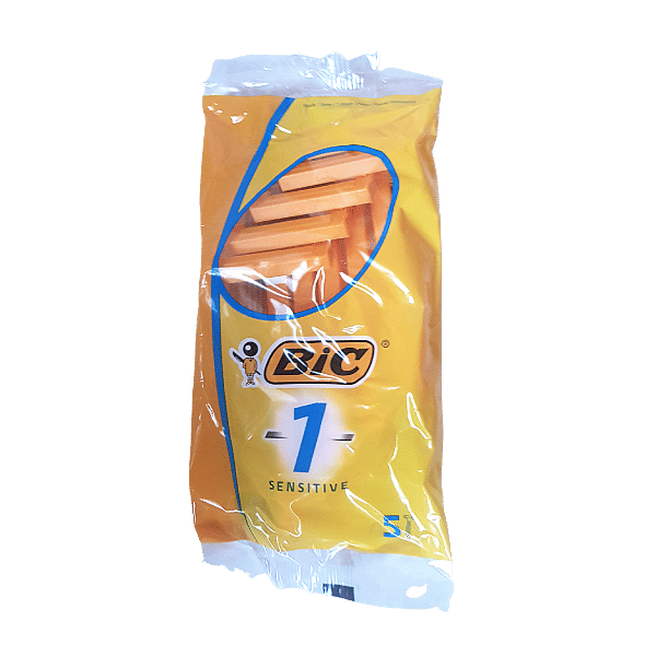 Bic shaver (one blade) ? small pack of 5sticks