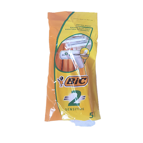 Bic shaver (2 blades) ? small pack of 5sticks