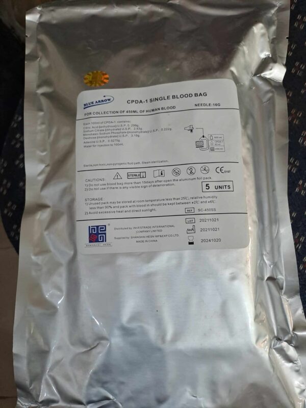 CPDA-1 Single Blood Bag
