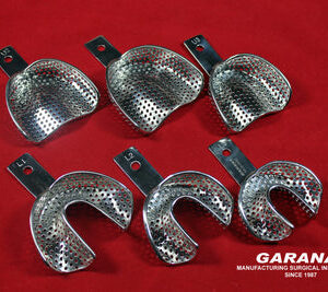 Impression Trays Perforated Set of Six Pieces