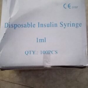 Disposable Insulin Syringe 1ML (size 30G x 1/2?)