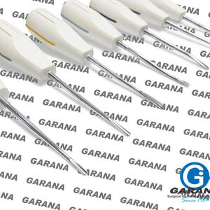 Dental Luxating Elevator White Plastic Handle With Sterilization Cassette