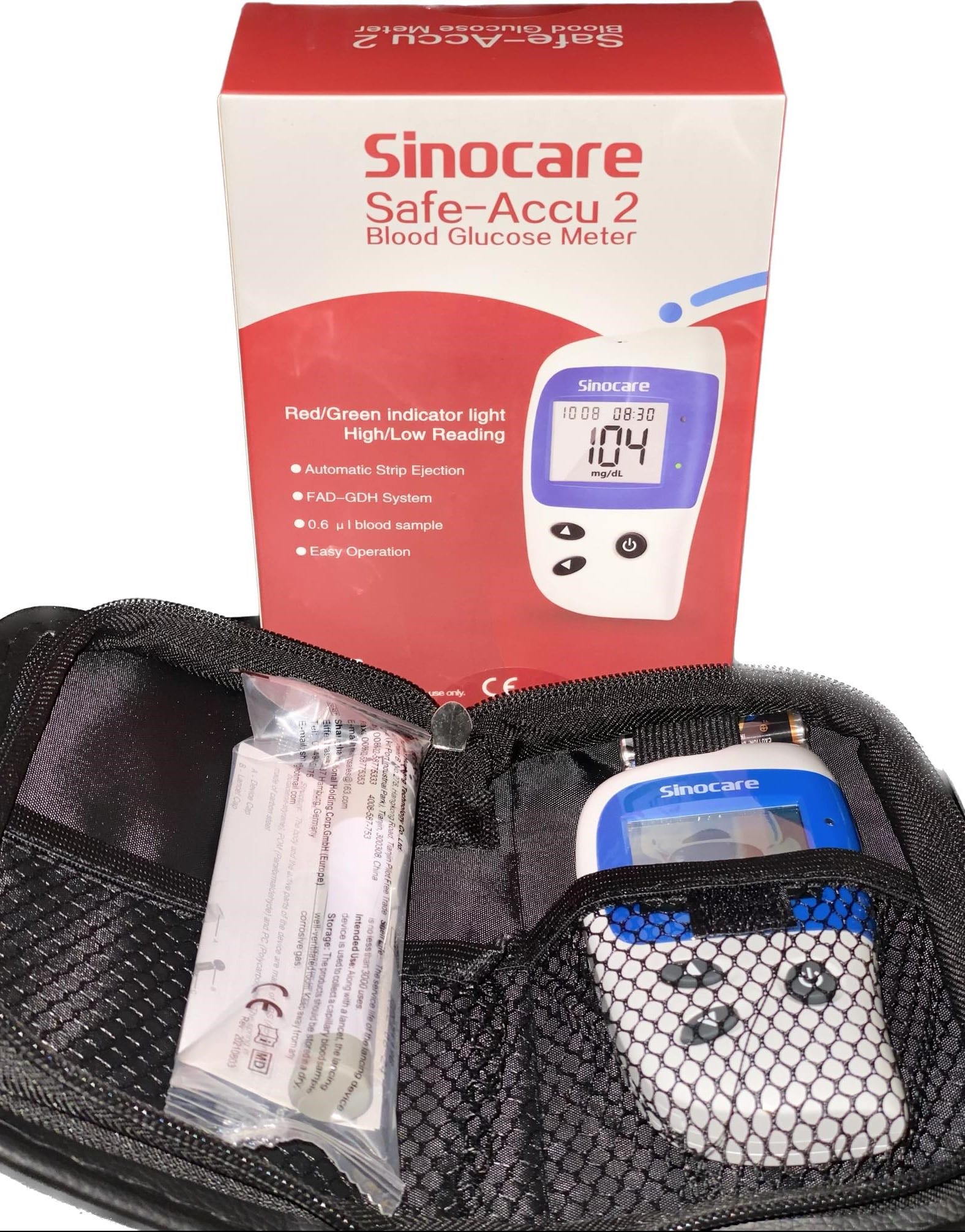 Sinocare Safe-Accu 2 Glucometer