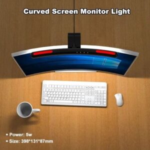 Curved Monitor Light Bar RGB - 2 In 1 Workspace Screen