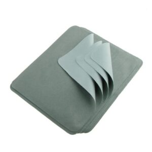 10 Pieces Of Suede Lens Cleaner Glasses Cloth For Glasses - Green