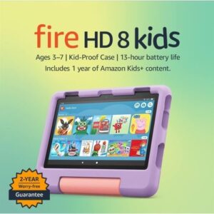 Fire HD 8 32GB, Kids Tablet 2022 (12th Gen). 8?HDD, 2GB RAM