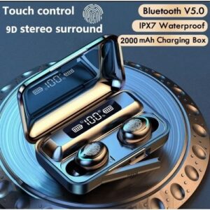 9D Wireless Bluetooth Earbuds Headset Touch Sensor Earphones
