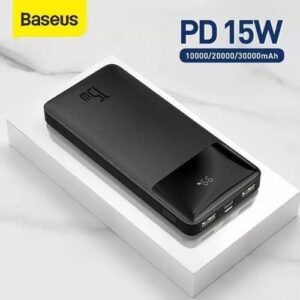 Baseus 20000mAh Powerbank 15W Type C Input Output Bipow Digital Display Power Bank