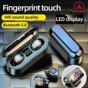 Ace Elec F9 Wireless Fingerprint Touch Bluetooth Headset