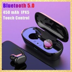 Fingerprint Touch Bluetooth 5.0 Earphones Wireless Stereo Headphones