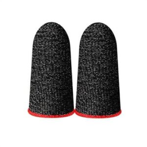 2PCS Finger Covers Universal Breathable Ultra-thin Fingertips SleevesThumbGlovesForMobileGame