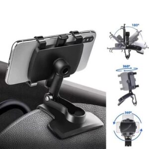 Car Phone Holder For Dashboard Phone Stand Foldable