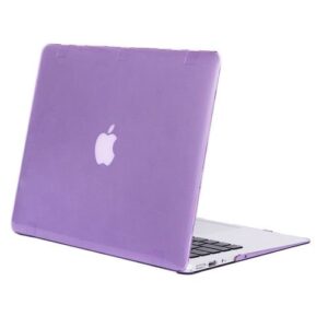 13" Air Case, Crystal Hard Rubberized Cover For Macbook Air 13.3 Inch, Purple