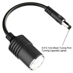 12V Male To Car Cigarette  Socket Female Adapter Cable PVC Power Converter Cord Car Truck Bus Accessories
