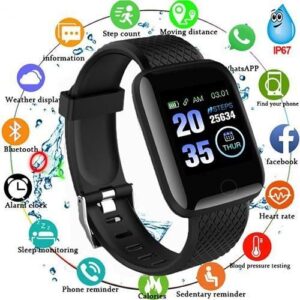 Color - Screen Smart Watch Heart Rate Sport Bracelet