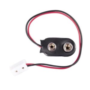 Dollhouse Miniature 9V Battery Connector w/ Wire and Single
