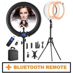 18 Inch Ring Light LED - Ring Light Stand (EXTRA LARGE 48CM)