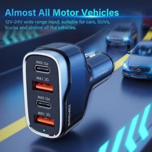 Car Fast Charger With PD Charging Port