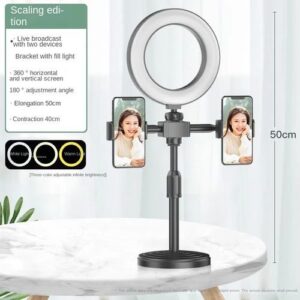 6 Inch LED Ring Light Phone Selfie Holder