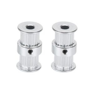 Double Head Timing Pulley Synchronous Pulley Gear Wheel 20 Teeth 5mm Bore 3D Printer Parts Kits for 3D Printers 6mm