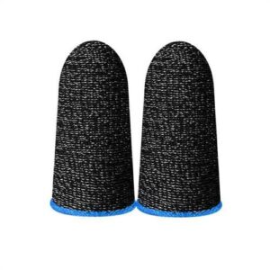 2PCS Universal Breathable Ultra-thin Mobile Gaming Thumb Gloves With Finger Covers